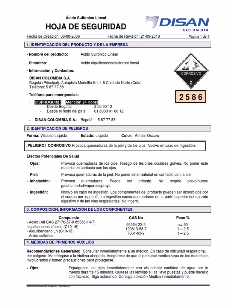 ¿Para qué sirve el ácido sulfónico lineal?