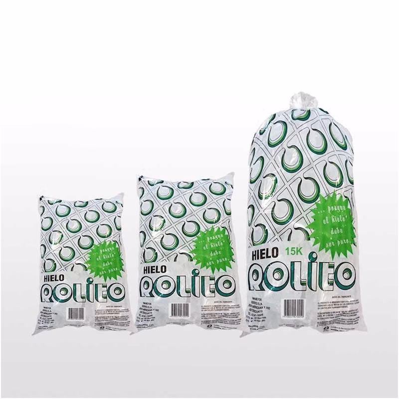 ¿Cuánto cuesta una bolsa de hielo de 20 kilos?