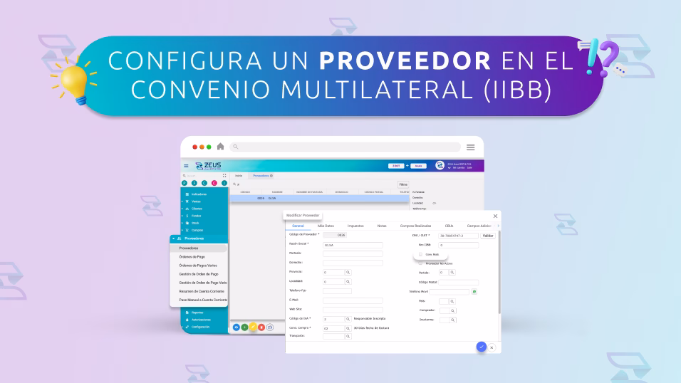 ¿Cómo importar retenciones de Convenio Multilateral?