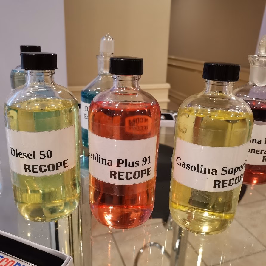 ¿Cuál es el código de color del combustible diésel?