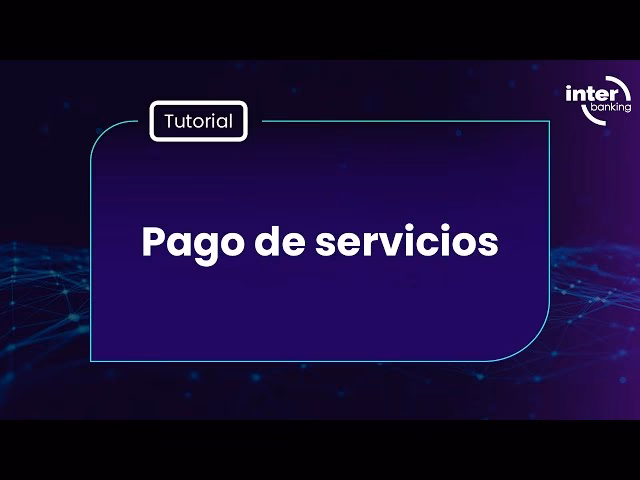 ¿Cómo dar de alta un servicio en Interbanking?