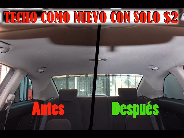 ¿Cómo eliminar las manchas difíciles del techo del coche?