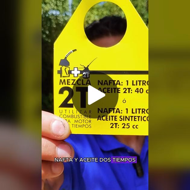 ¿Cuánto aceite 2T va en 5 litros?