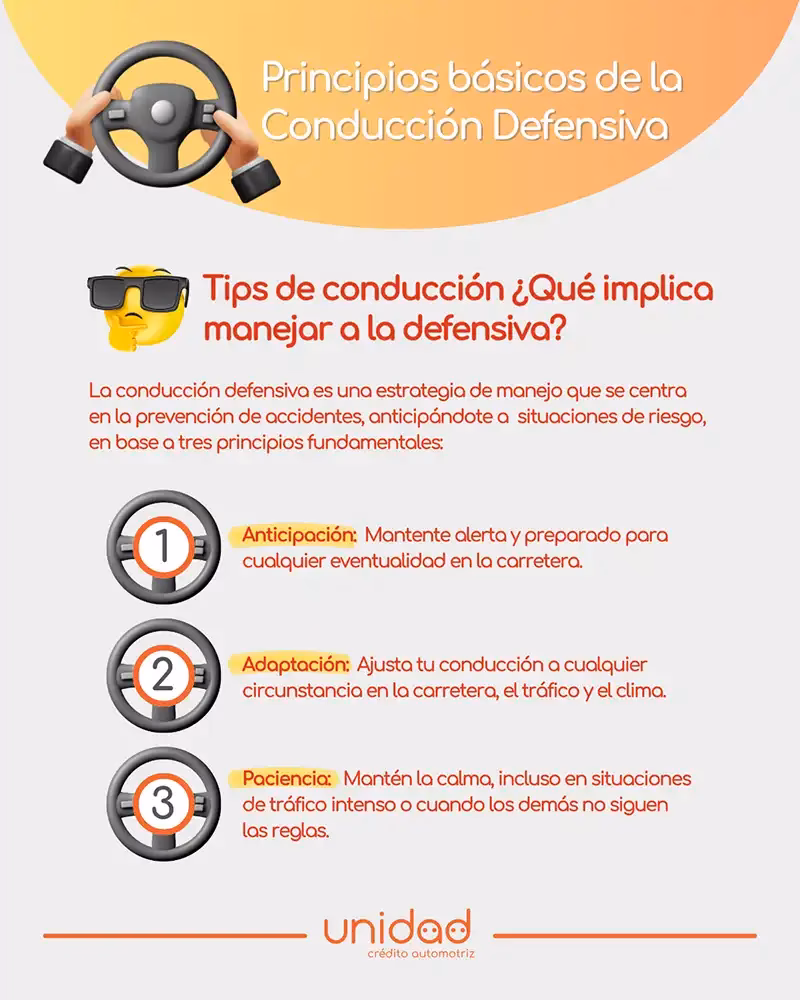 ¿Cuáles son las maniobras en la conducción defensiva?