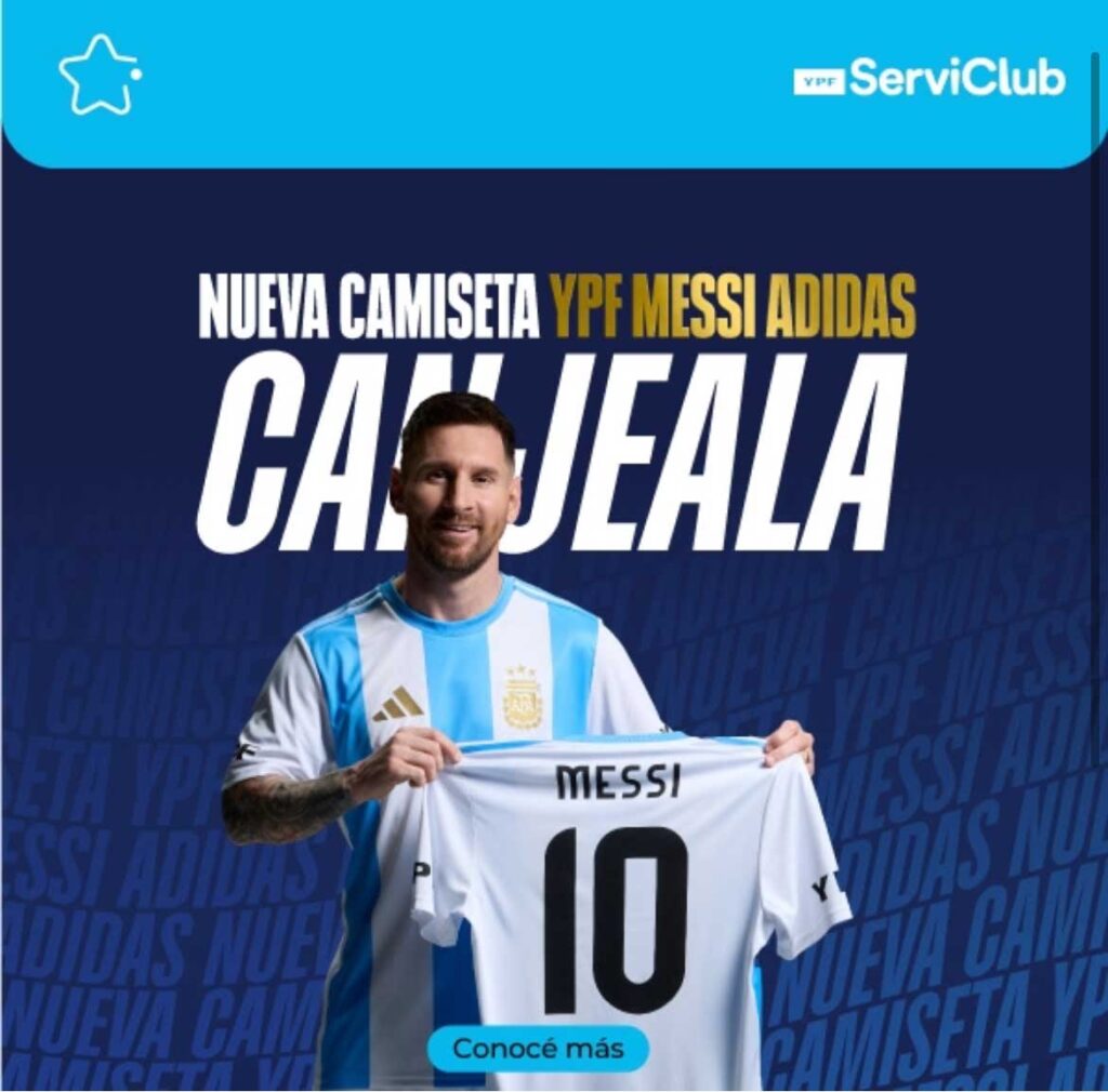 YPF y el Tesoro en las Camisetas de Fútbol