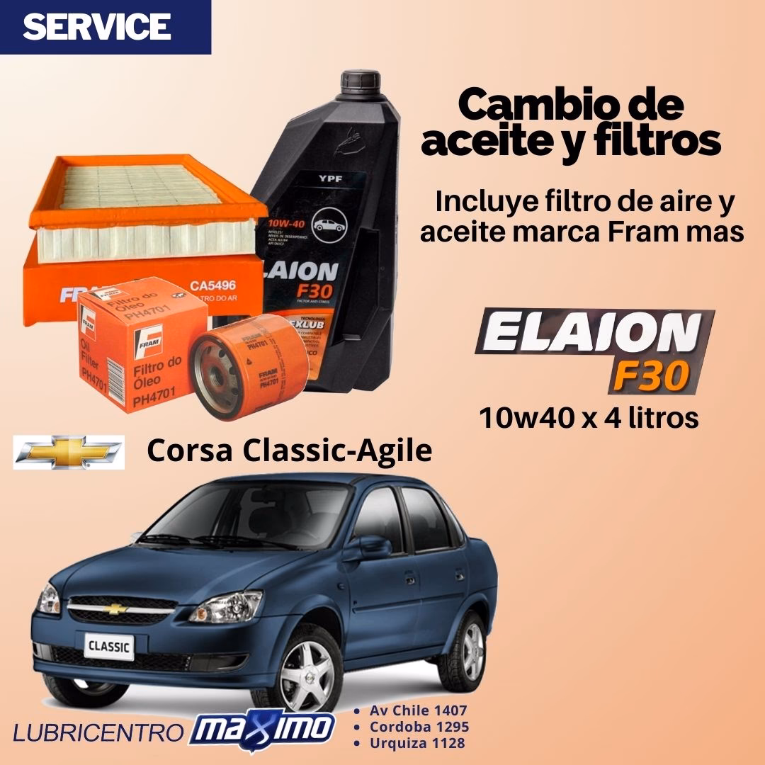 ¿Qué aceite de motor lleva el Corsa Classic?