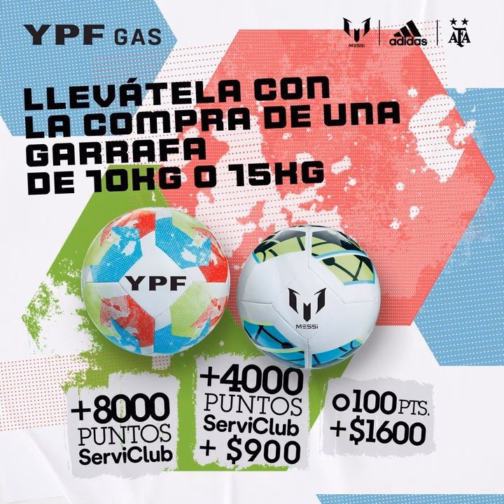 ¿Cuántos puntos hay que tener para canjear la pelota YPF?