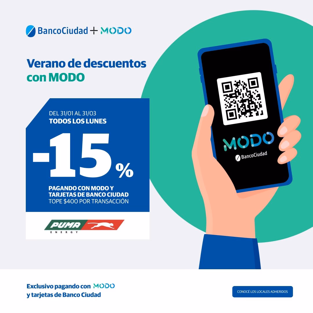 ¿Qué días hay descuento con el Banco Ciudad?