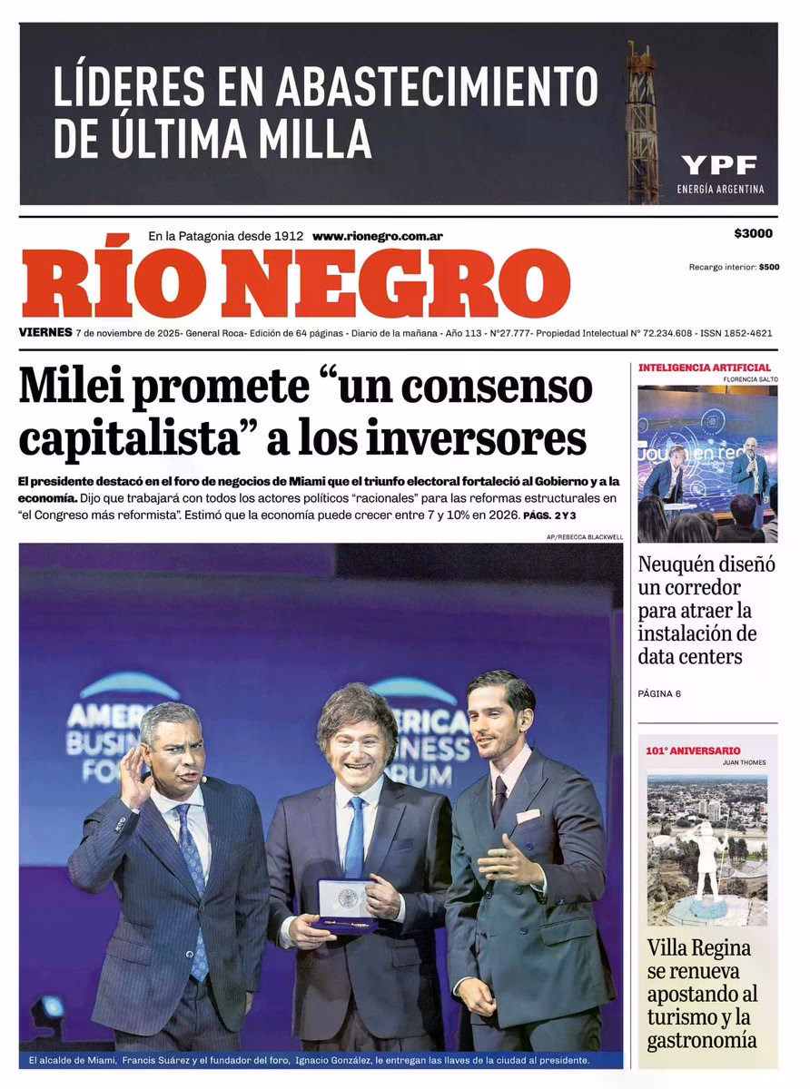 ¿Quién compró el diario Río Negro?