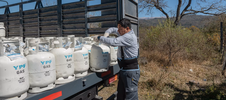 ¿Cuánto cuesta la garrafa de 10 kg en Mendoza?