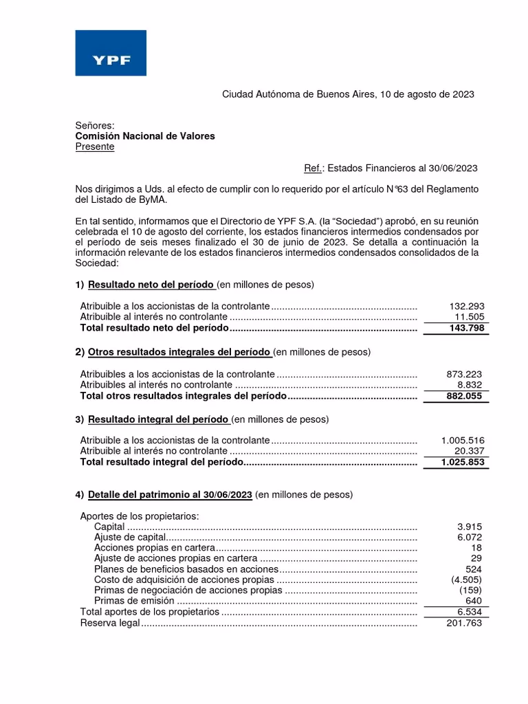 ¿Cuáles son los estados financieros consolidados?