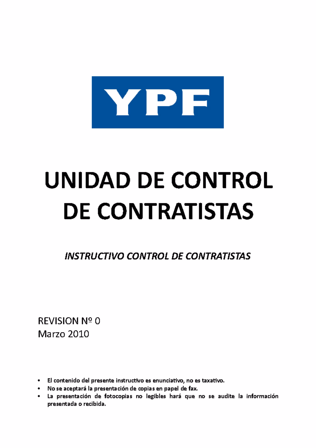 ¿Qué documentos debe presentar un contratista?