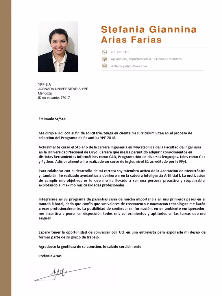 ¿Qué redactar en una carta de presentación laboral?