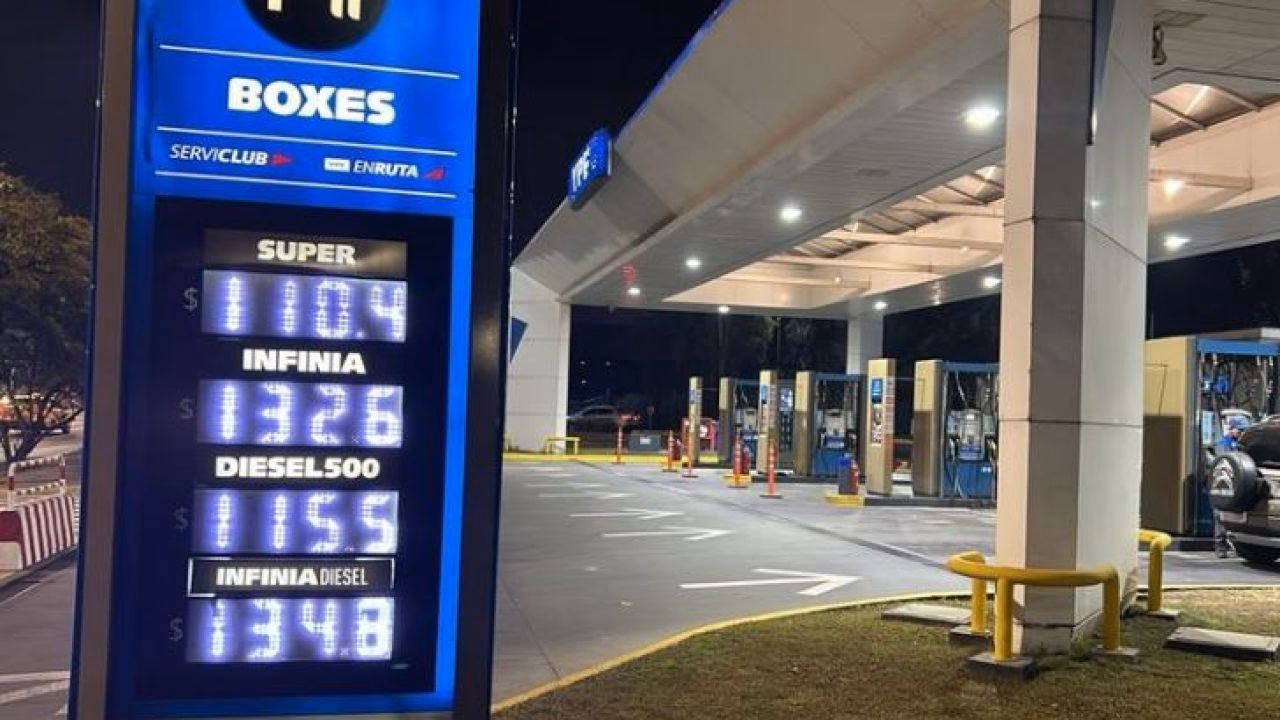 ¿Cuánto aumentó el gasoil en agosto de 2025?