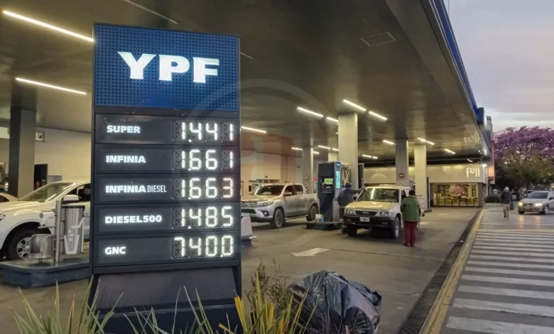 ¿Cuánto está la nafta Infinia en Salta?