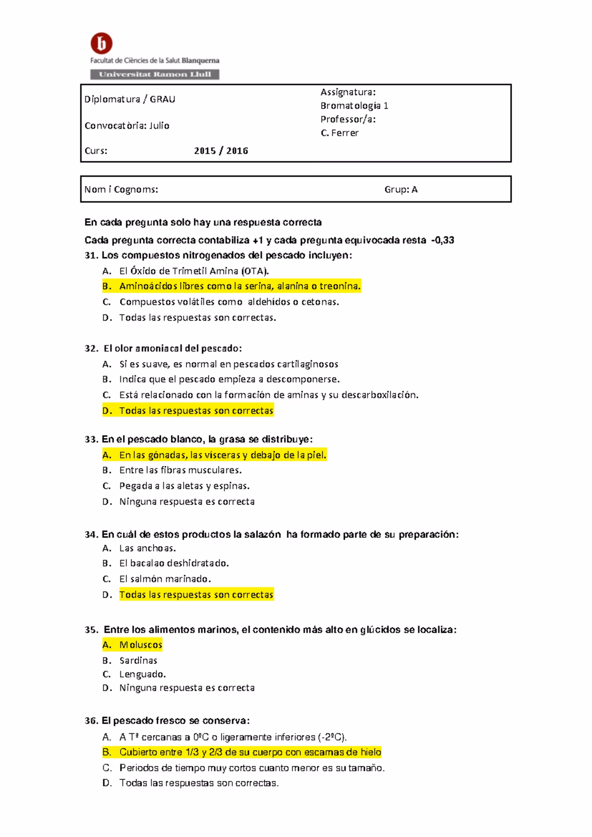 ¿Qué parámetros mide la bromatología?