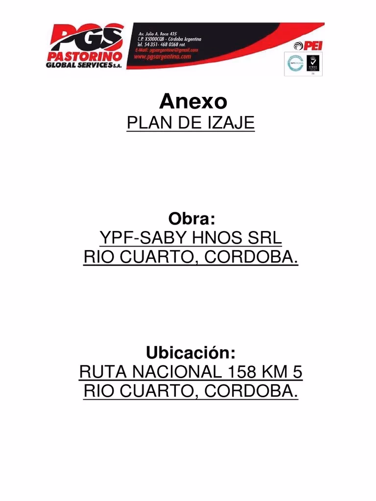 ¿Cuáles son las normas para el izaje de cargas en Perú?