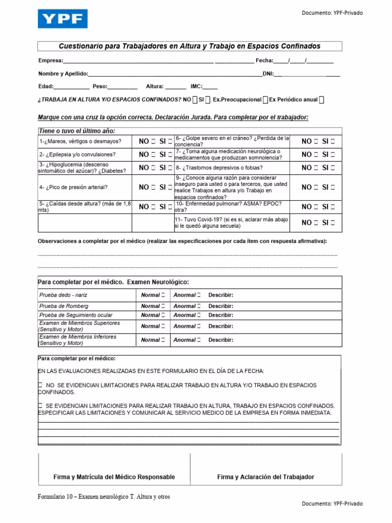 ¿Qué drogas salen en el examen preocupacional?