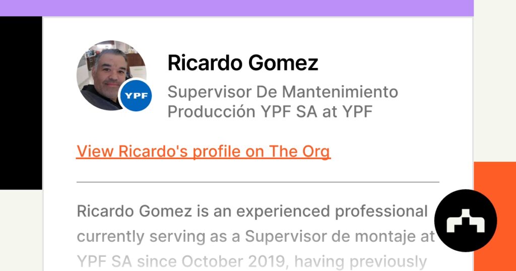 Supervisor de Mantenimiento YPF: Rol y Habilidades
