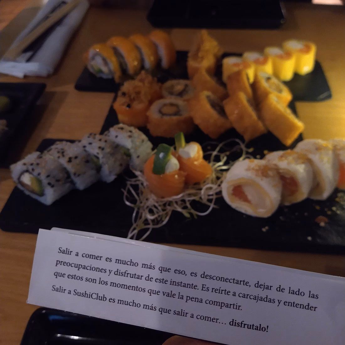 ¿Cuántos sushi club hay en Argentina?