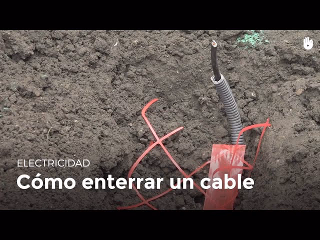 ¿Cómo es la instalación eléctrica subterránea?