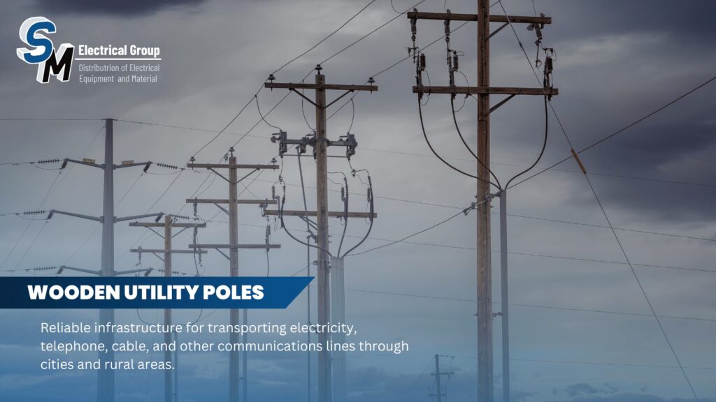 Postes de Luz: La Madera que Sostiene la Energía