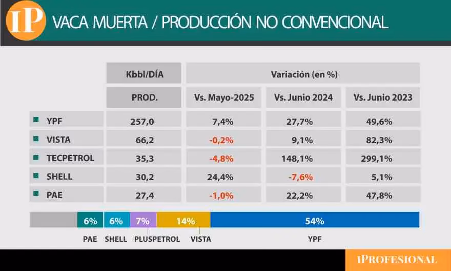 ¿Cuáles son las empresas petroleras en Neuquen?