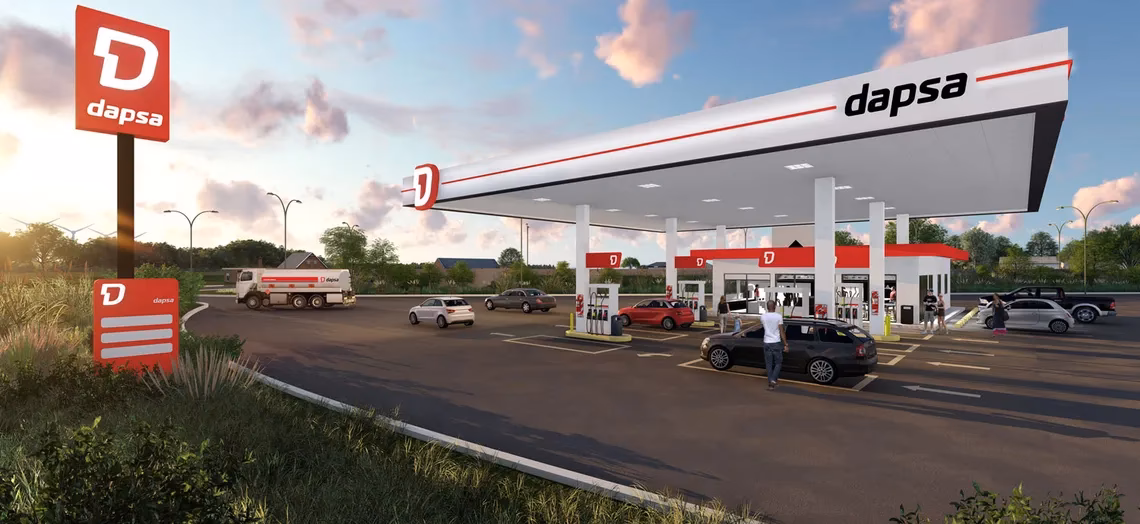 ¿Cuántas estaciones Dapsa hay en Argentina?