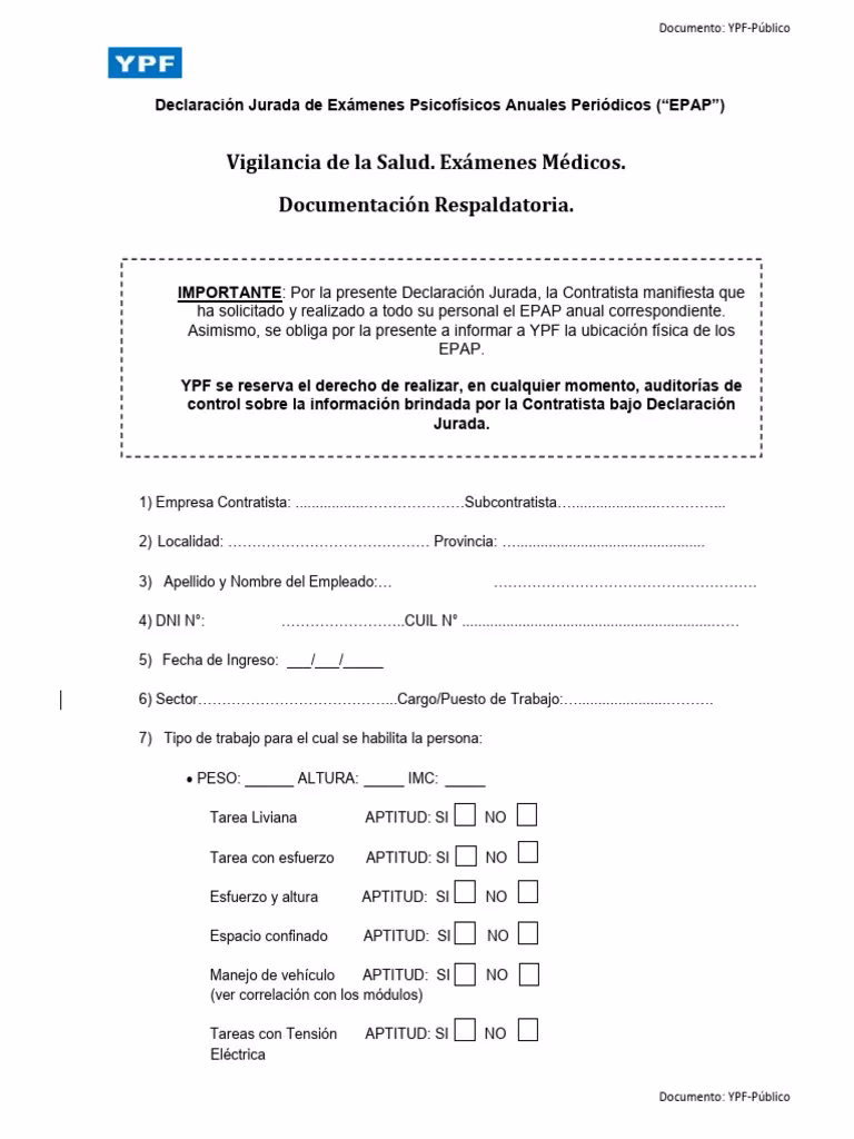 ¿Requisitos para pasar examen médico ocupacional?