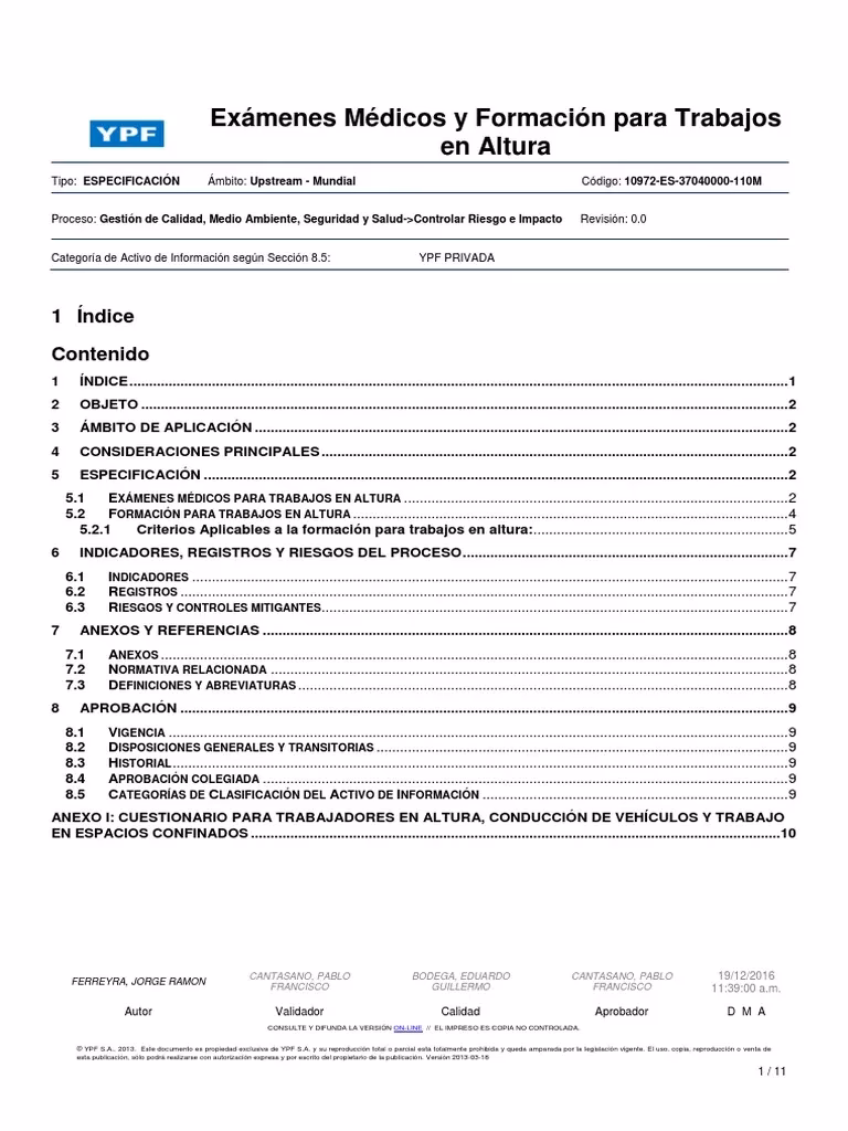 ¿Cómo se hace un examen de salud ocupacional?