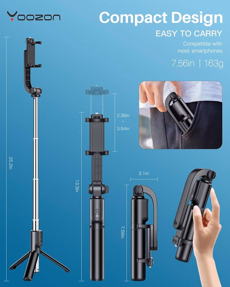 What is the use of Bluetooth in a selfie stick?