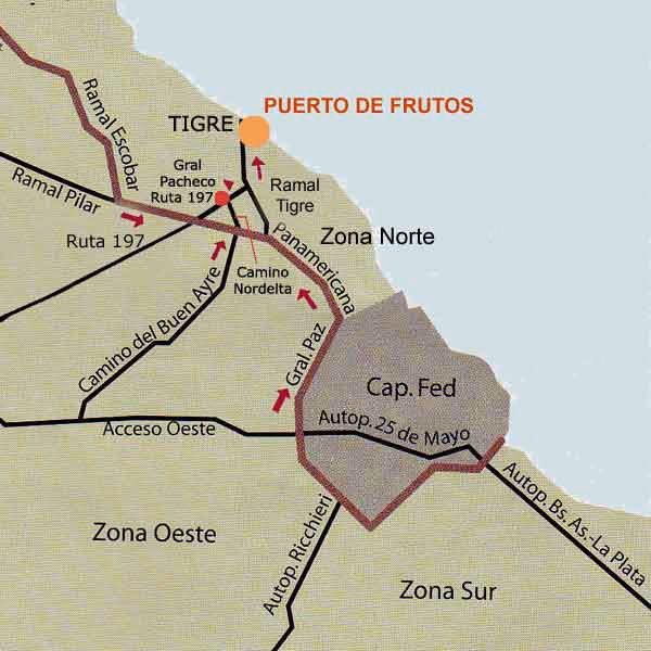 ¿Cómo ir al puerto de frutos desde capital?
